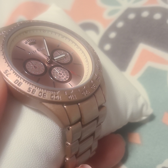 Juicy Couture Rose Gold Watch Ladies Wrist Watch